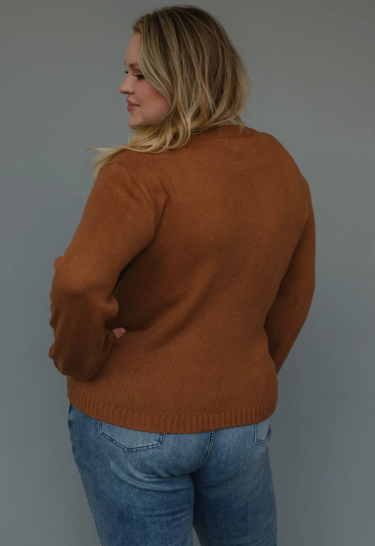 Plus Size Whiskey Weather Sweater