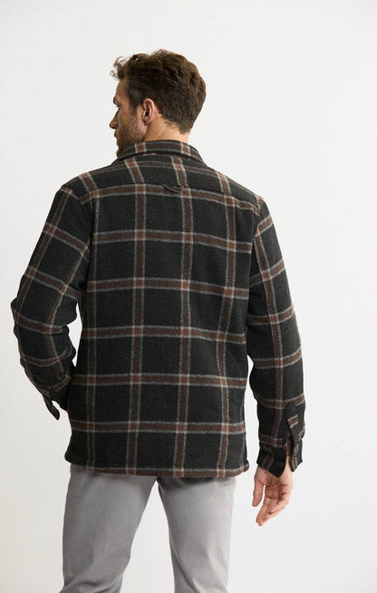 Thermal Lined Wool Blend Shirt Jacket