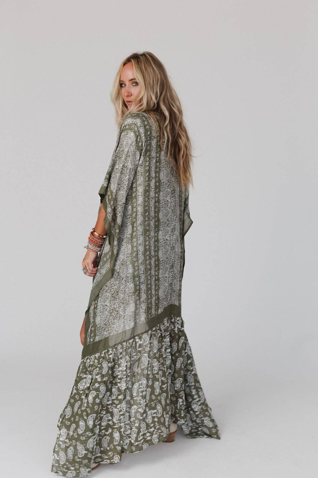 Paisley Tapestry Free Flow Duster Kimono