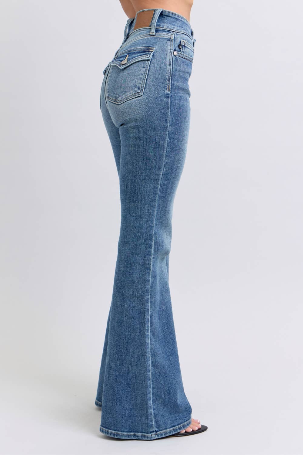 Jude Blue High Waisted Flare