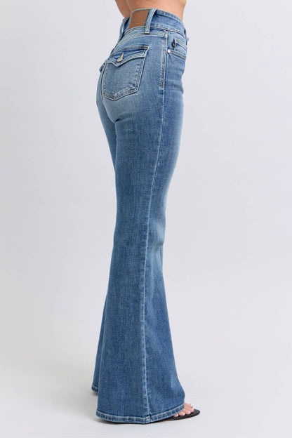 Jude Blue High Waisted Flare
