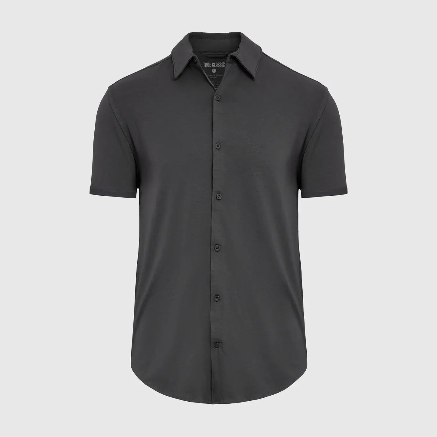 Short Sleeve Shirt | Button Up | Carbon