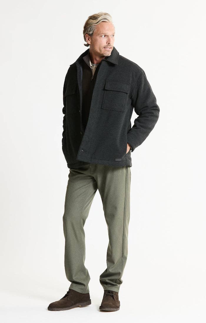 Bonded Quilted Shirt Jacket