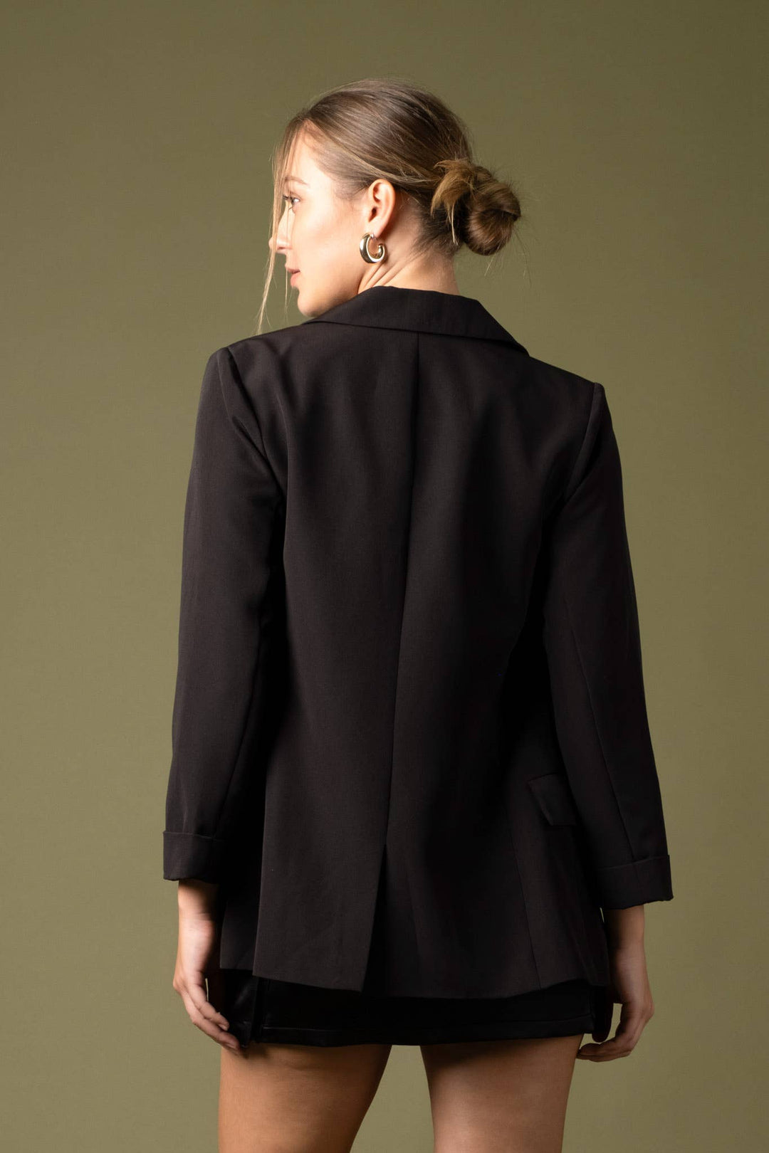 CUFFED SLEEVE BLAZER
