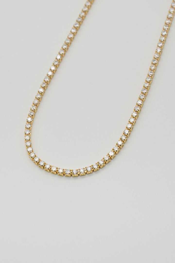 18K Gold Plated Tennis Choker