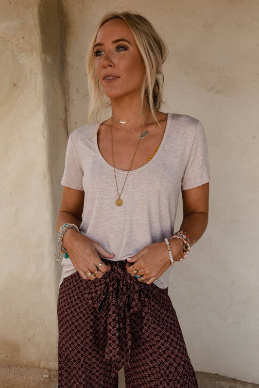 Scoop Neck Tee