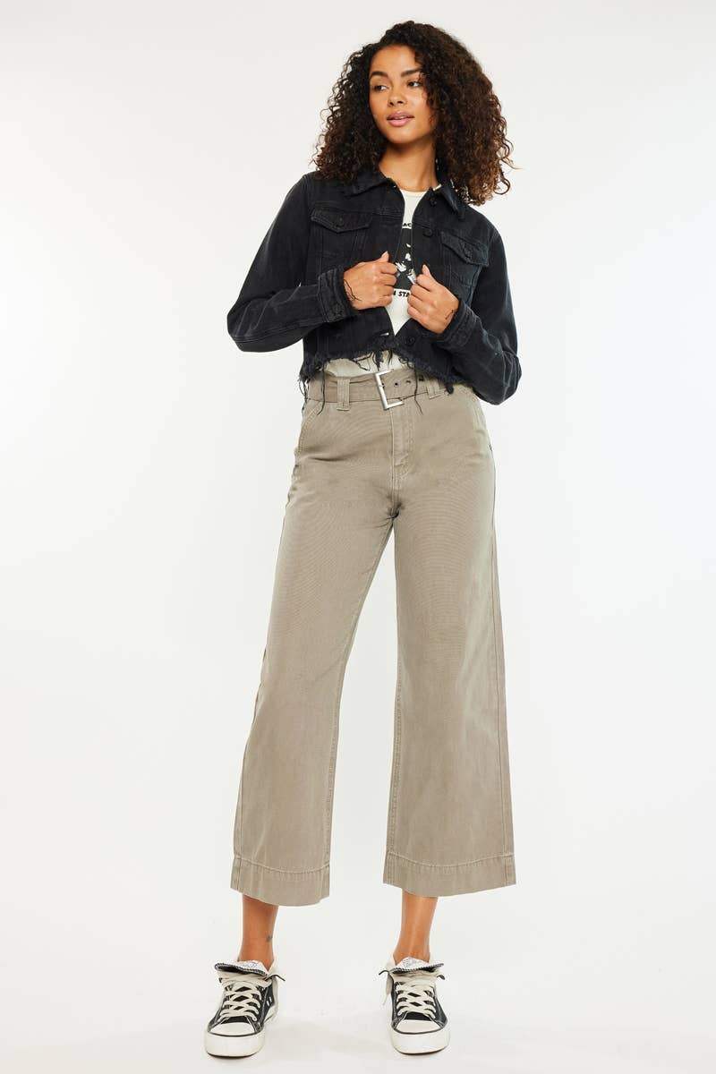 Black Distressed Denim Jacket