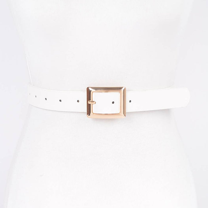 Simple Faux Leather Belt
