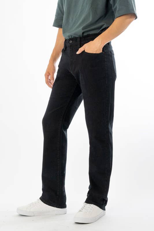 Men’s Black Straight Leg Jean