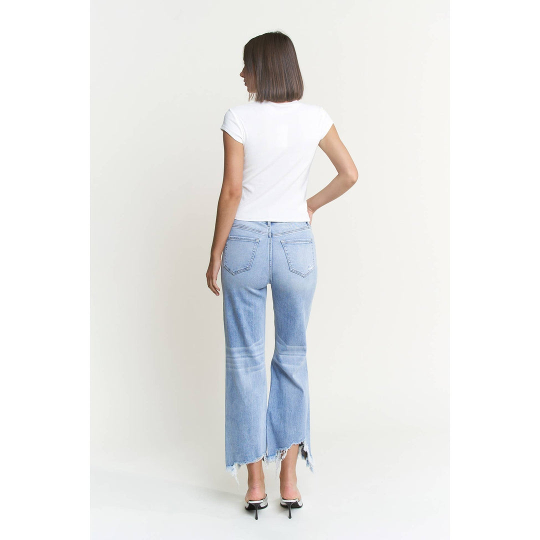 SUPER HIGH DISTRESSED JEANS