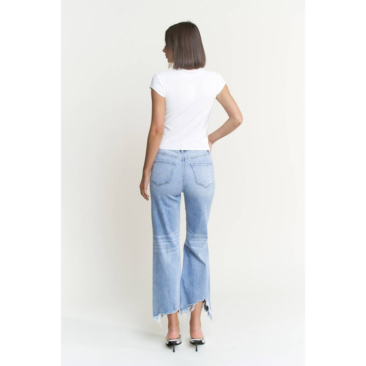 SUPER HIGH DISTRESSED JEANS