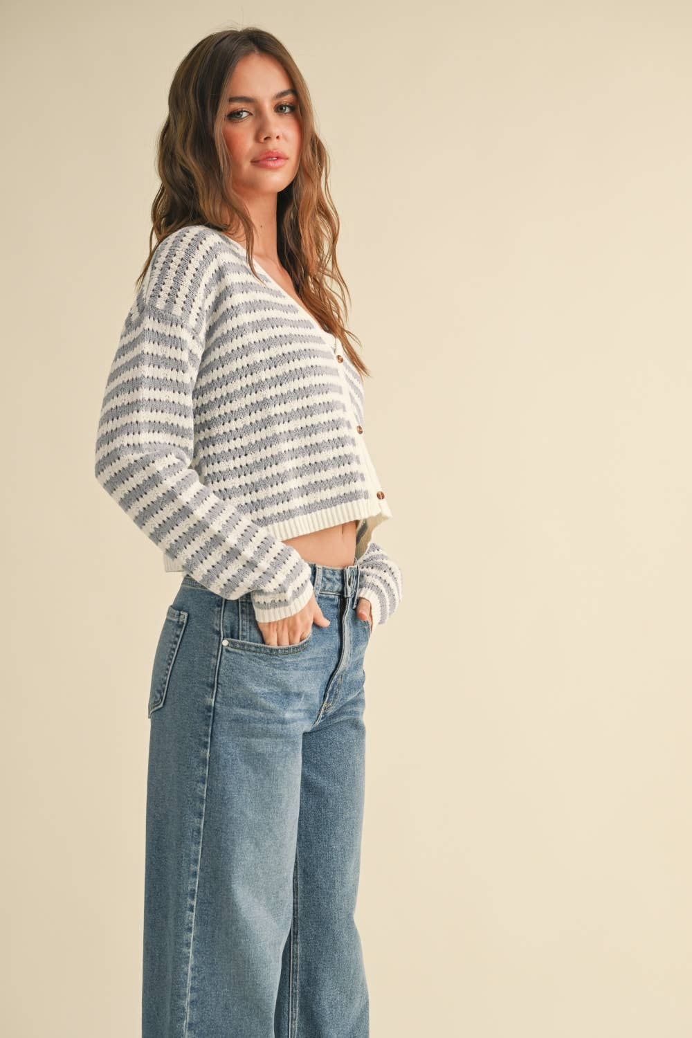 CROCHET KNITTED CARDIGAN