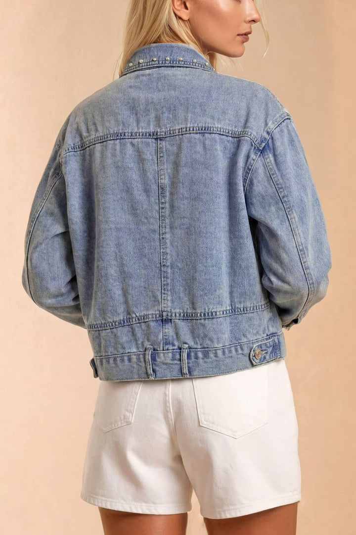 STUDDED DENIM JACKET