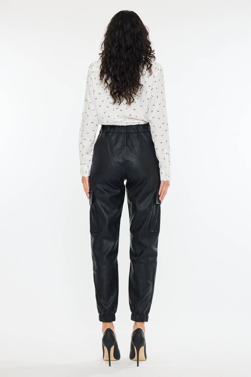Vegan Leather Jogger