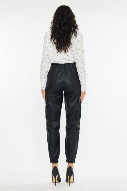Vegan Leather Jogger