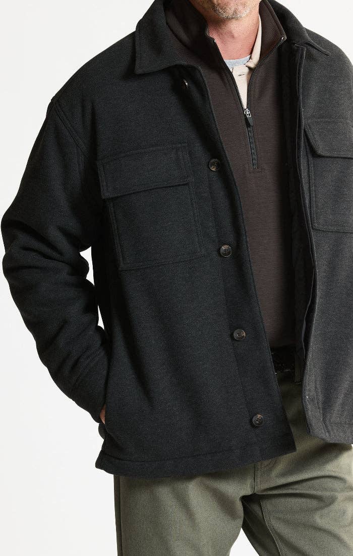 Bonded Quilted Shirt Jacket