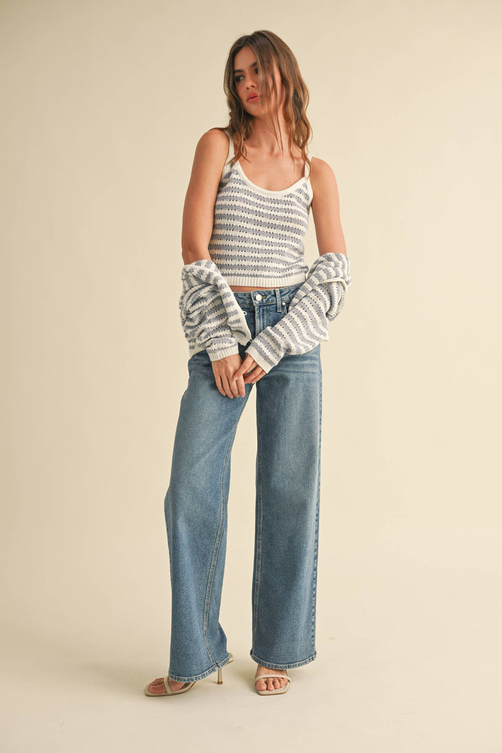 CROCHET KNITTED TANK TOP