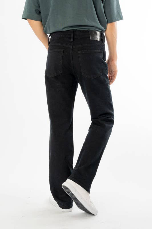 Men’s Black Straight Leg Jean