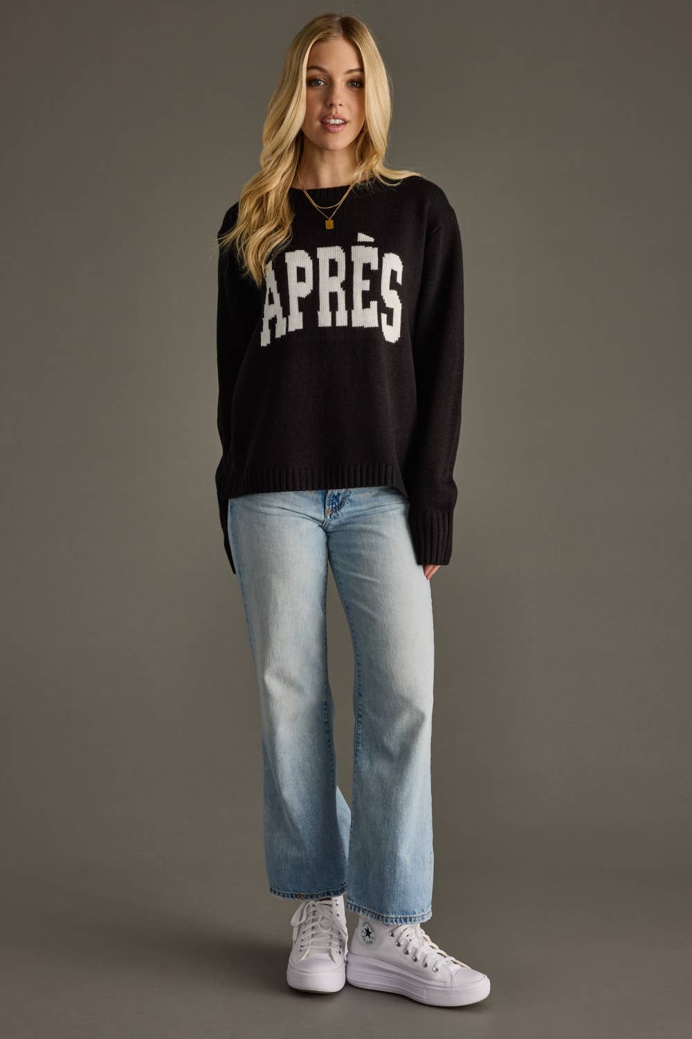 Black Apres Sweater