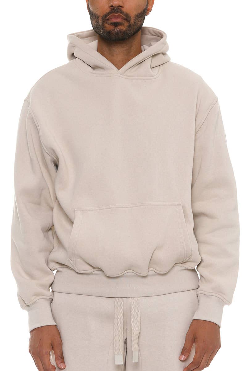 Premium Cotton Blend Solid Hoodie Sweater