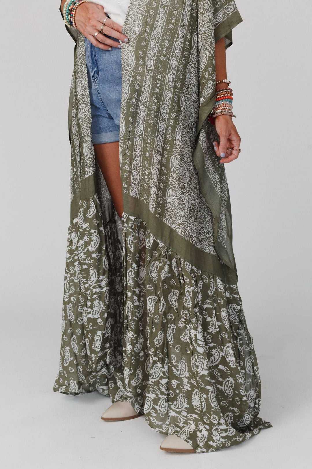 Paisley Tapestry Free Flow Duster Kimono