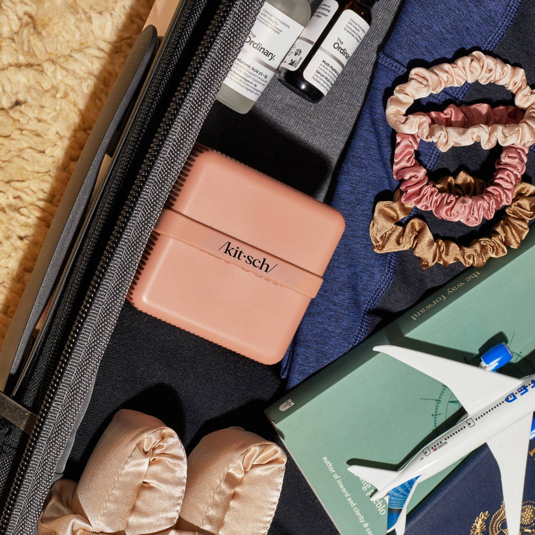 2-Compartment Travel Case - Terracotta