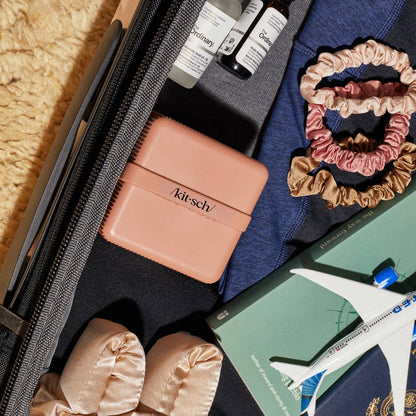 2-Compartment Travel Case - Terracotta