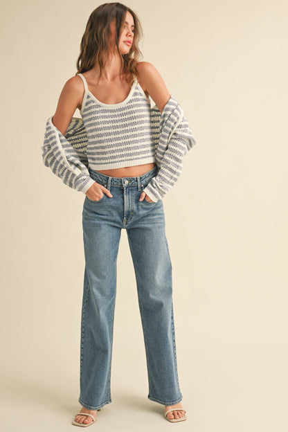 CROCHET KNITTED TANK TOP