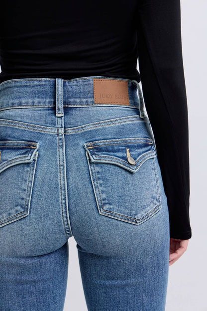 Jude Blue High Waisted Flare