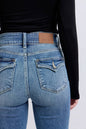 Jude Blue High Waisted Flare