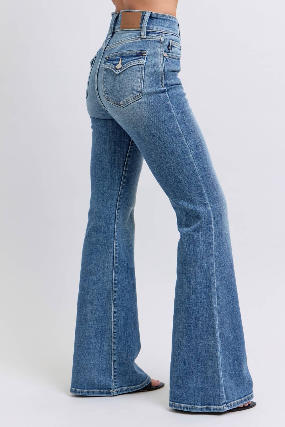 Jude Blue High Waisted Flare