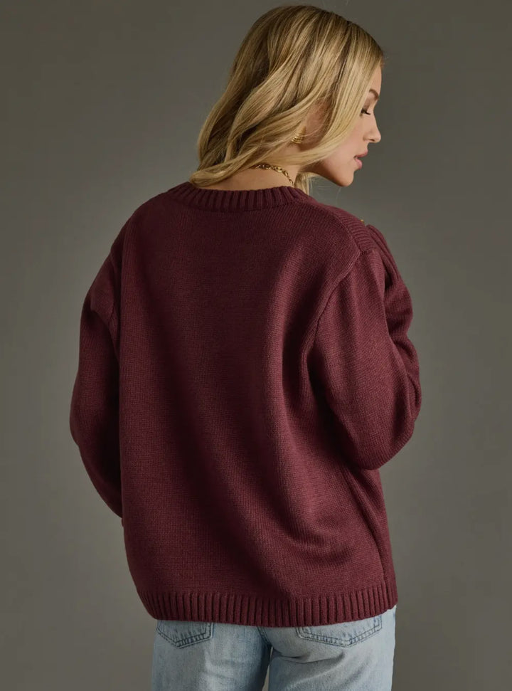 Wine Weather Sweater