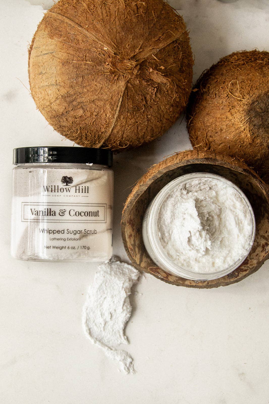 Vanilla & Coconut Whipped Sugar Scrub
