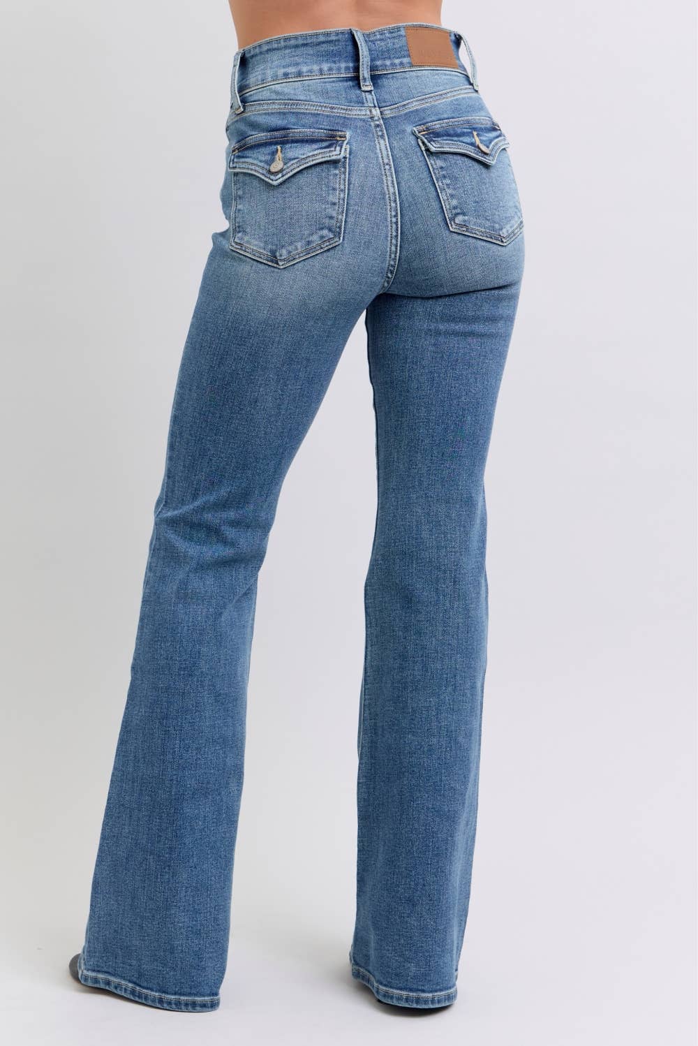 Jude Blue High Waisted Flare