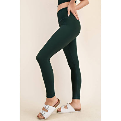 HIGH WAIST RIBBED LEGGINGS