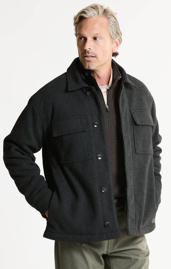 Bonded Quilted Shirt Jacket
