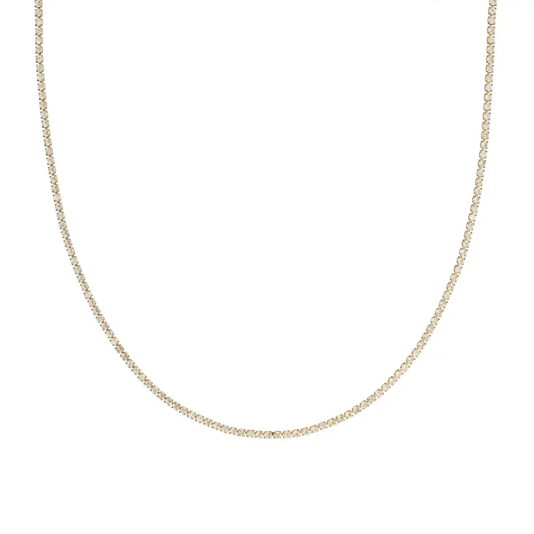 18K Gold Plated Tennis Choker