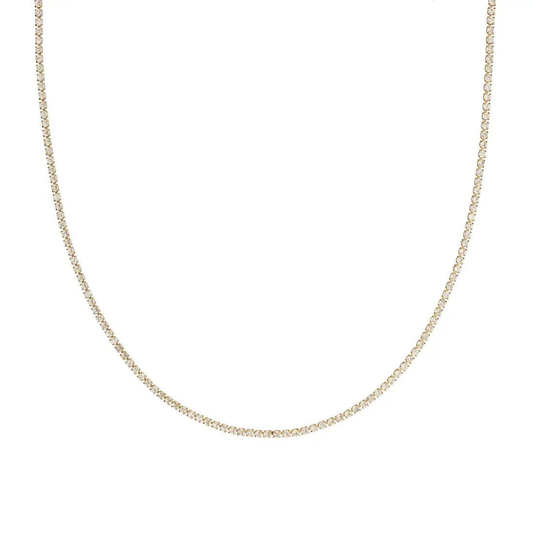 18K Gold Plated Tennis Choker
