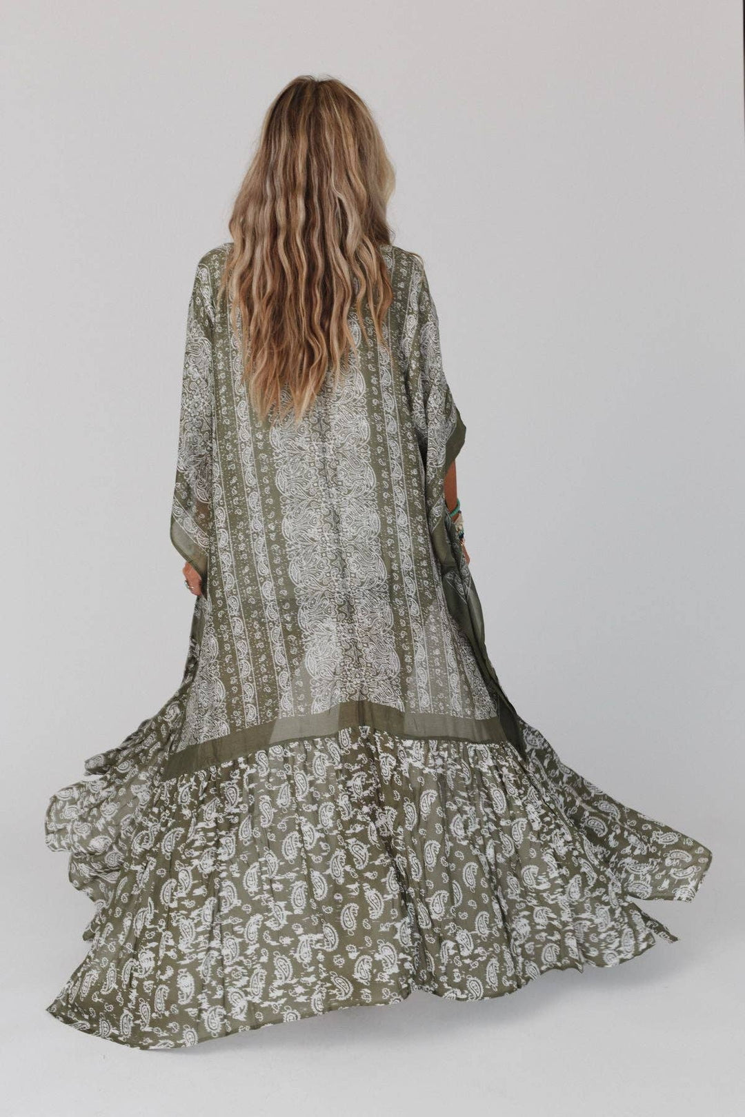 Paisley Tapestry Free Flow Duster Kimono