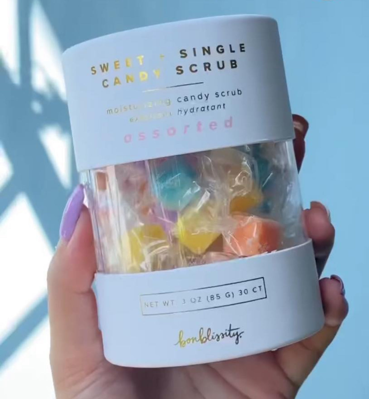 Sugar Cube Moisturizing Hand Scrub