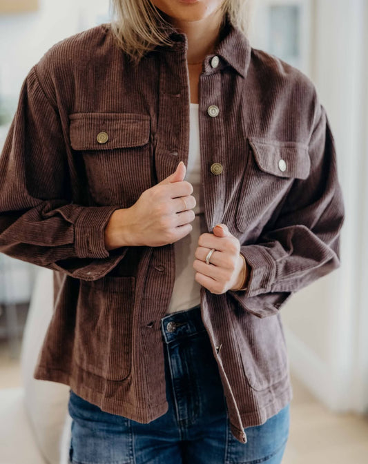 Double Pocket Corduroy Jacket