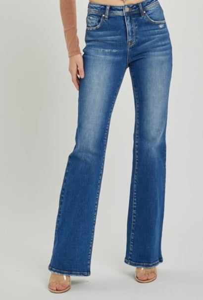 RISEN  PLUS SIZE HIGH RISE BOOTCUT JEAN