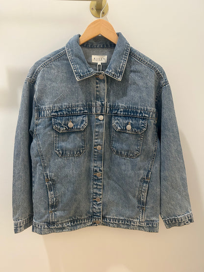 RISEN OVERSIZED DENIM JACKET