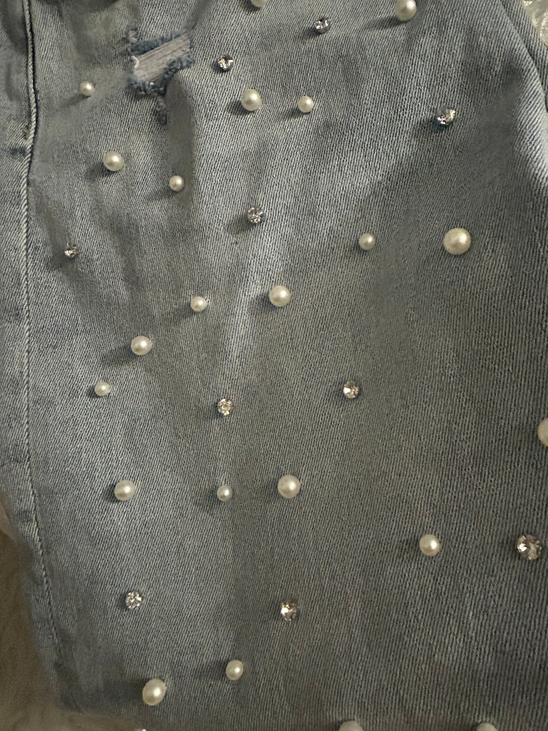 HIGH RISE WIDE LEG WITH EMBELLISHMENT