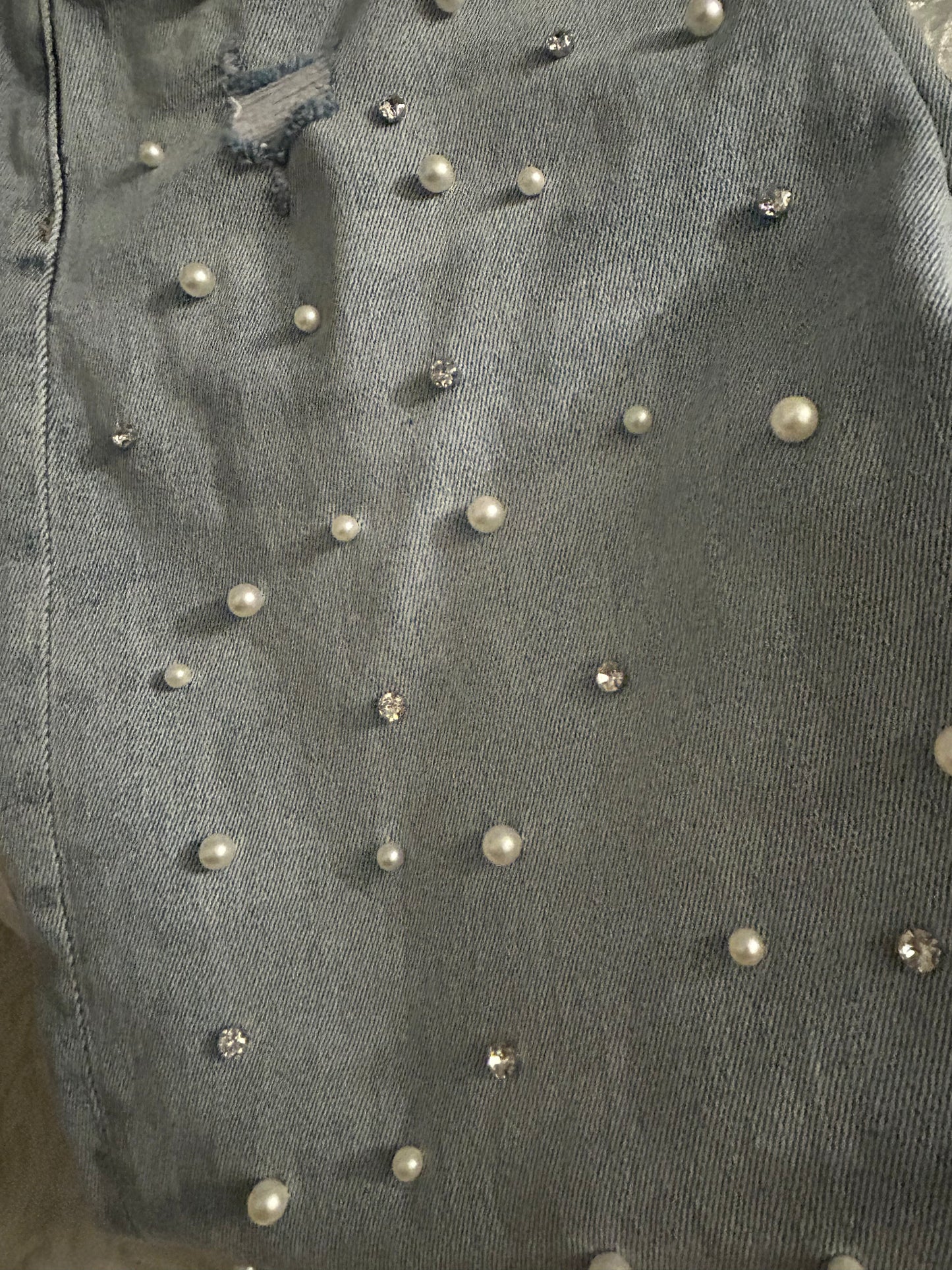 HIGH RISE WIDE LEG WITH EMBELLISHMENT