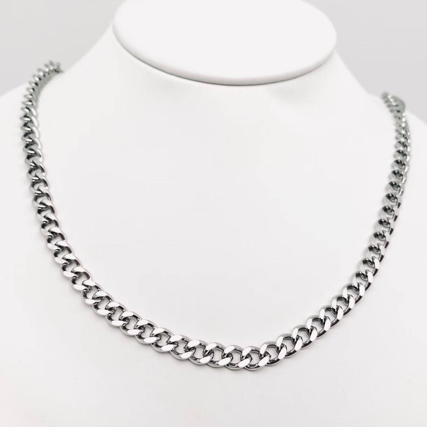 Men's Stainless Steel Woven Chain