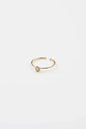 18K Gold Plated Adjustable Initial Ring