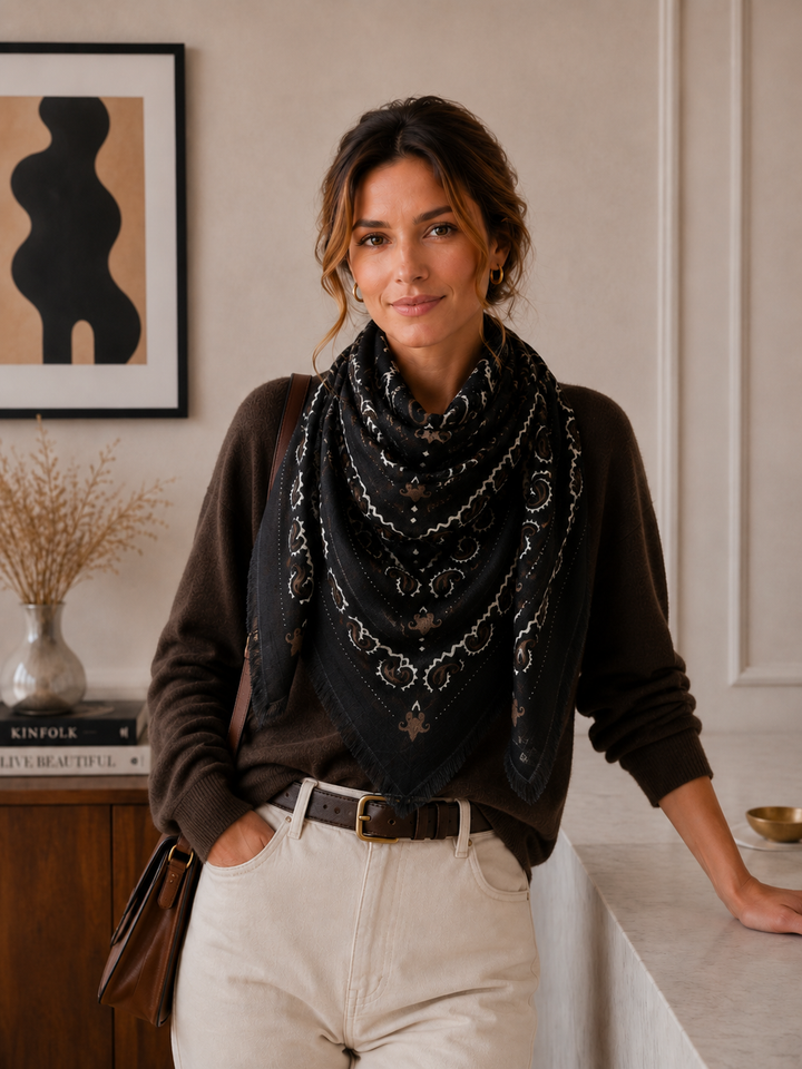 Woolen Square Scarf