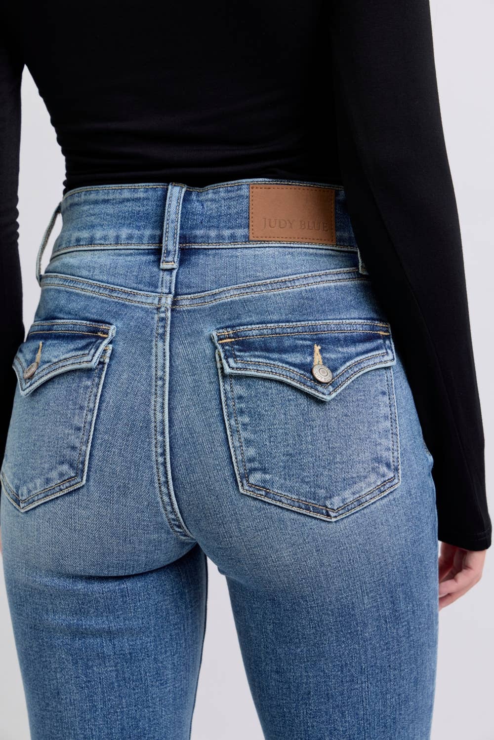 Jude Blue High Waisted Flare