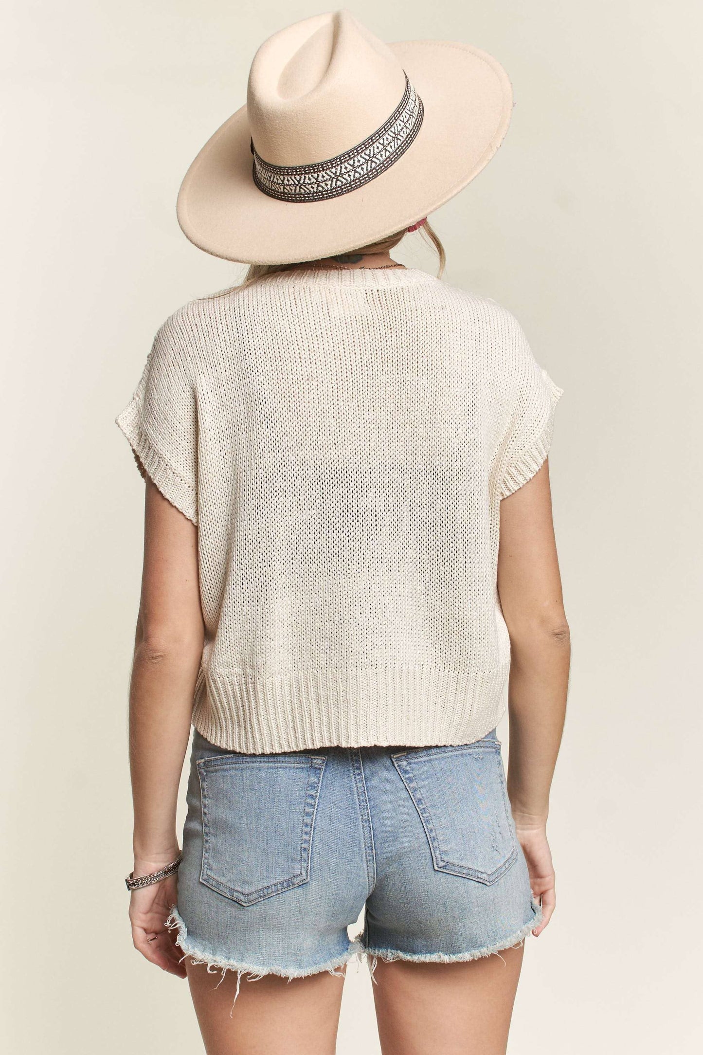 MULTI COLOR CROCHET TOP